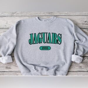 Jaguars Offset Crewneck